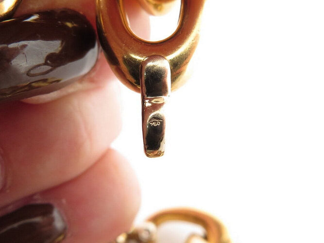 Bracelet bracelet gourmette breloques coeur zodiac t18 or jaune 18k 90.5gr charms 58 Facettes 270131