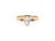 Bague 52 vintage bague solitaire diamant poire 0.79ct t52 brillants en or jaune 18k 58 Facettes 270505