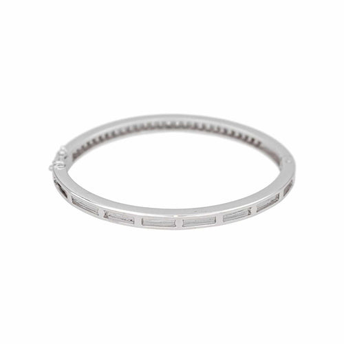 Bracelet Bracelet Jonc Or blanc Diamant 58 Facettes 4672915RV