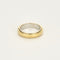Bague 55,5 Bague en or jaune, or blanc et diamant 58 Facettes SOI3496
