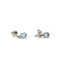 Boucles d'oreilles Boucles d'oreilles - Or blanc, Diamants & Aigue-Marines 58 Facettes 250319R