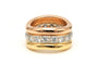Bague 52 Bague contemporaine or jaune sertie de diamants (+-2.16ct) 58 Facettes 22983