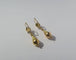 Boucles d'oreilles Boucles d’oreilles dormeuses pendantes deux ors XIXe 58 Facettes