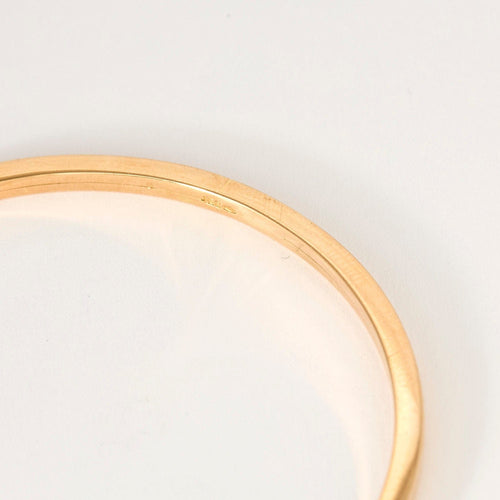 Bracelet jonc or jaune 58 Facettes M8974