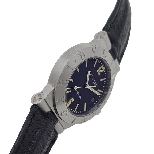 Montre BVLGARI Diagono LC35S Acier inoxydable Pièce de monnaie romaine antique Monete Bulgari 58 Facettes