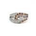 Bague 52 ROLAND SCHAD - Bague or blanc diamants saphir 58 Facettes 240333R