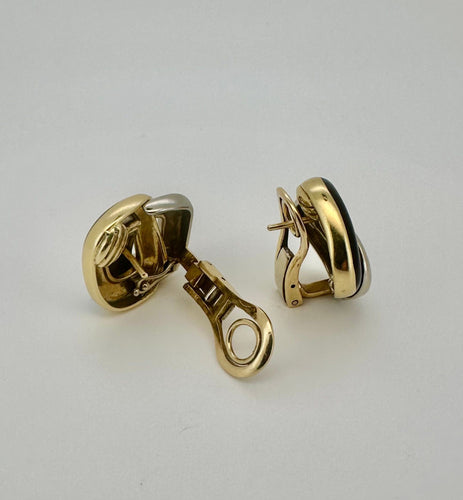 Boucles d'oreilles Boucles d'oreilles amarante or jaune 58 Facettes