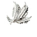 Brooch Brooch sorted foliage White Gold and Diamonds 58 Facettes REF 3016/08
