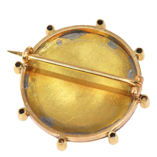 Broche L'orientalisme dans l'art victorien : un chef-d'œuvre émaillé intemporel 58 Facettes 18079-0229