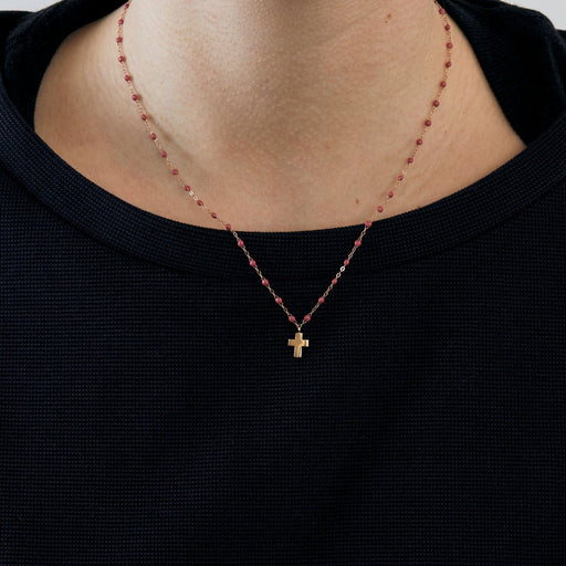 GIGI CLOZEAU necklace - Cross necklace 58 Facettes