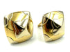 Boucles d'oreilles BVLGARI. Collection "Pyramide", boucles d'oreilles 2 ors 18K 58 Facettes