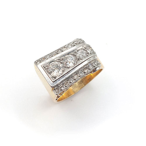 Bague 58 Bague Tank « Auguste » 58 Facettes 193