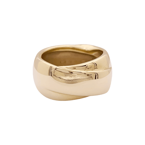 Bague 46 Bague Hermès "Volte", or jaune. 58 Facettes 34467