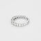 Bague 53 Bague type jarretière en or gris et diamants 58 Facettes BEA3623X2