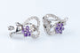Bague Bague coeurs et fleurs en or blanc 18 carats 58 Facettes 111.20995-53
