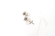 Boucles d'oreilles Boucles d'oreilles contemporaines or blanc, diamants 58 Facettes B459