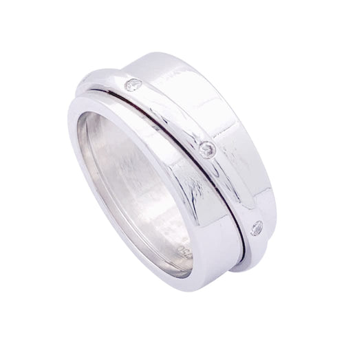 Bague 50 Bague Dinh Van, "Ariane", or blanc, diamants. 58 Facettes 33662