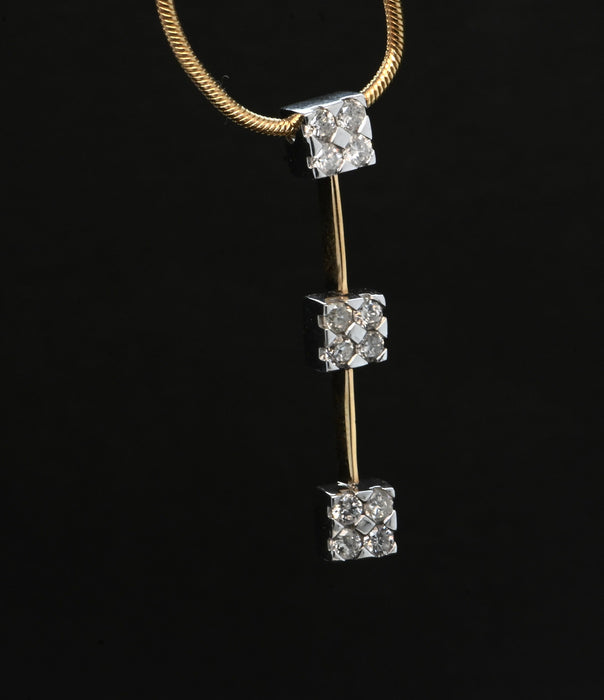 Collier Orné de Diamants Pavés