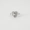 Bague 54 Bague coeur diamants en mouvement 58 Facettes