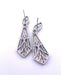 Boucles d'oreilles Boucles d'oreilles en or blanc, diamants et émail vert 58 Facettes