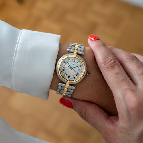 Montre Cartier - Montre Panthère Vendôme - Ivory roman dial - LM - Mint 58 Facettes