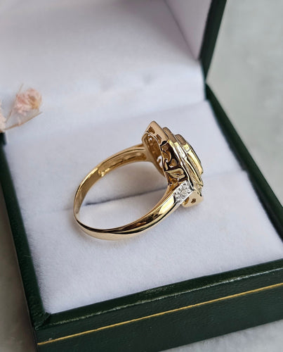 Bague 54 Bague Saphir et Diamants 58 Facettes 394