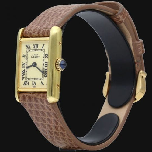 Montre Cartier Montre Tank Vermeil 58 Facettes MT43392