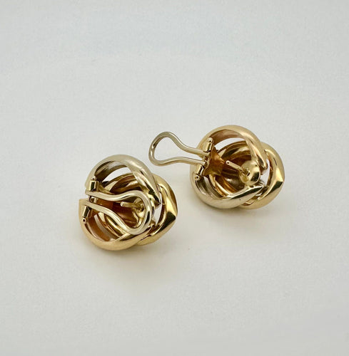 Boucles d'oreilles Boucles d'oreilles trois tons d'or 58 Facettes