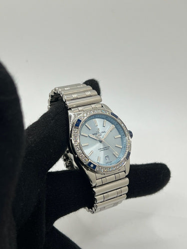 Montre Breitling - Chronomat Super Chronomat Automatique Acier Ensemble Complet 58 Facettes