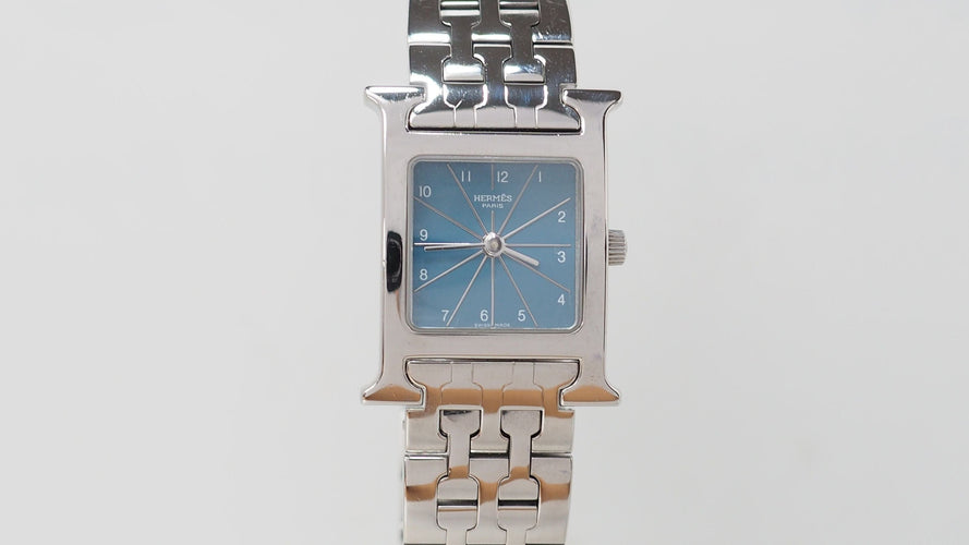 Montre Montre Hermès Heure H acier 58 Facettes 31933