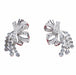 Boucles d'oreilles Boucles d'oreilles noeud diamants en or blanc 58 Facettes