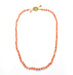 Collier Collier de corail des profondeurs avec fermoir en or 58 Facettes