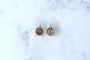 Boucles d'oreilles Boucles d'Oreilles Anciennes Améthystes et Diamants sur Or Jaune 58 Facettes