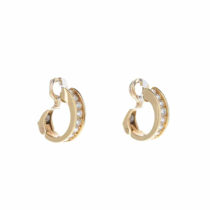 Boucles d'oreilles CHAUMET - Boucles d'Oreilles Créoles Diamants 58 Facettes 2.17582