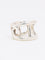 Bague 50 HERMES Bague vintage Cythère en argent 58 Facettes 1138.2