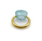 Bague 22K Gold Marie-Hélène de Taillac Milky Aquamarine Cabochon Ring 58 Facettes
