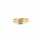 Bague 56 Solitaire Or Jaune & Diamant 58 Facettes 57-GS35513-2