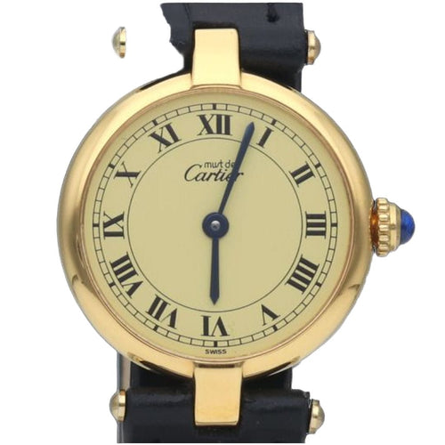 Montre Cartier Montre Must De Cartier Vermeil 58 Facettes MT41268