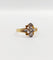 Bague 49 Bague marquise antique en or 18k et diamants taille rose (circa 1900) 58 Facettes A06394