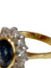 Ring 55 Pompadour sapphire and diamond ring 58 Facettes