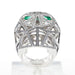 Bague CARTIER - Bague Panthère Or Blanc et Diamants 58 Facettes