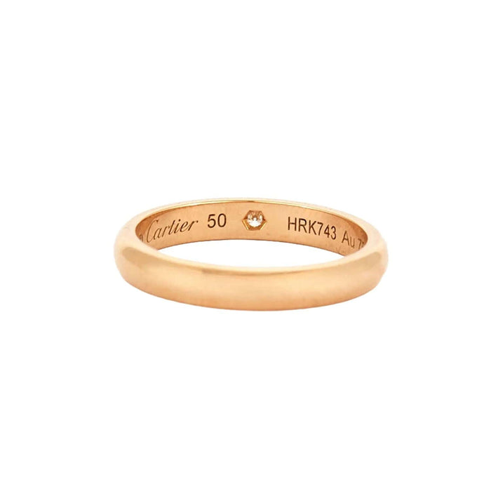 Bague 50 CARTIER - Bague alliance or jaune et diamant 58 Facettes BO/240019