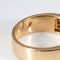 Bague 53 Bague vintage en or jaune avec diamants et rubis 1 carat 58 Facettes G13893