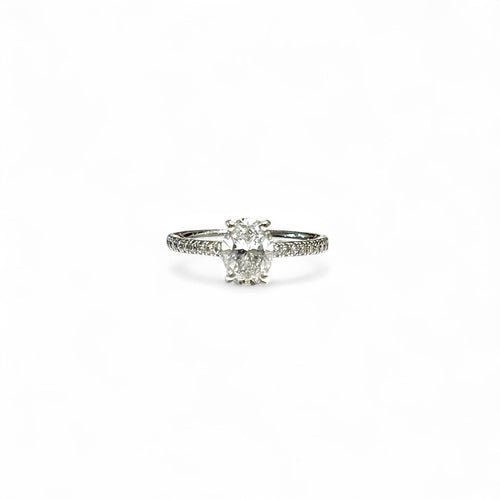 Bague 49 Bague solitaire diamant D/VS2 58 Facettes REF2537-304CF