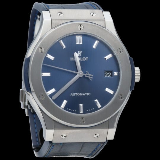 Montre Hublot Montre Classic Fusion Titanium Blue 58 Facettes MT40822