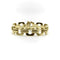 Bracelet Bracelet vintage à maillons alternés en or 14 carats 58 Facettes A1002X