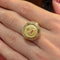 Bague 52 Bague Augis "+ qu’hier – que demain” en or jaune 18 carats 58 Facettes 33094