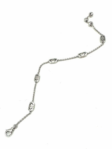 Bracelet BVLGARI. Collection "Parentesi", bracelet or blanc 18K 58 Facettes