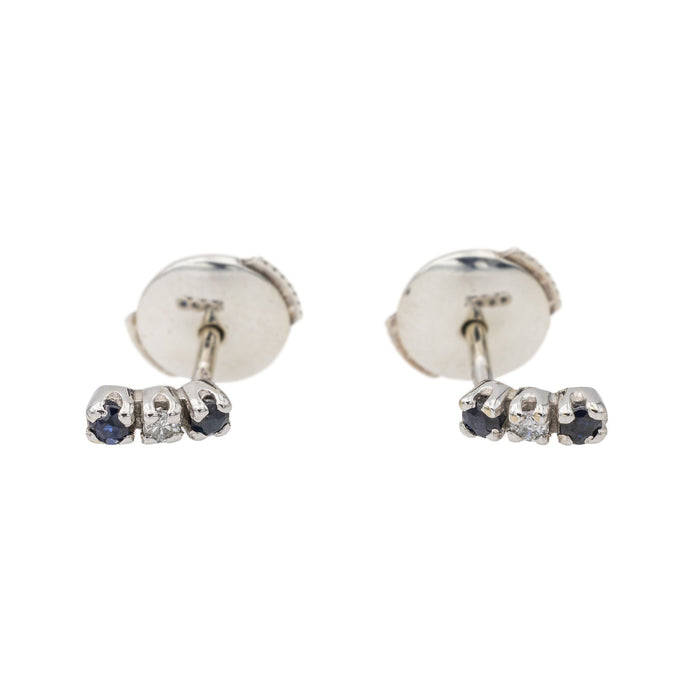 Boucles d'oreilles Or blanc Diamant