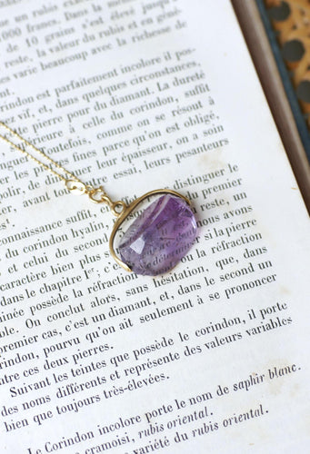 Pendentif Pendentif Sceau Ancien Pivotant Améthyste sur Or Jaune 58 Facettes